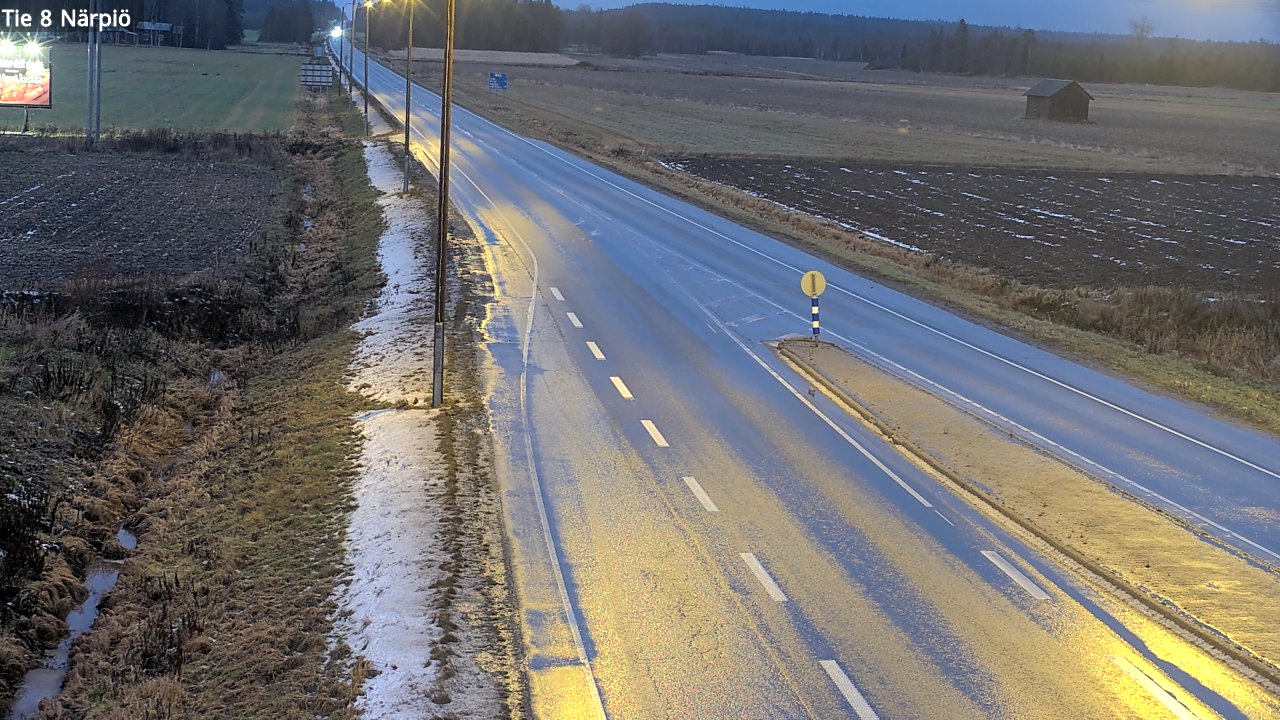Weather Camera Image Väg 8 Närpes, Närpiö, Pohjanmaa