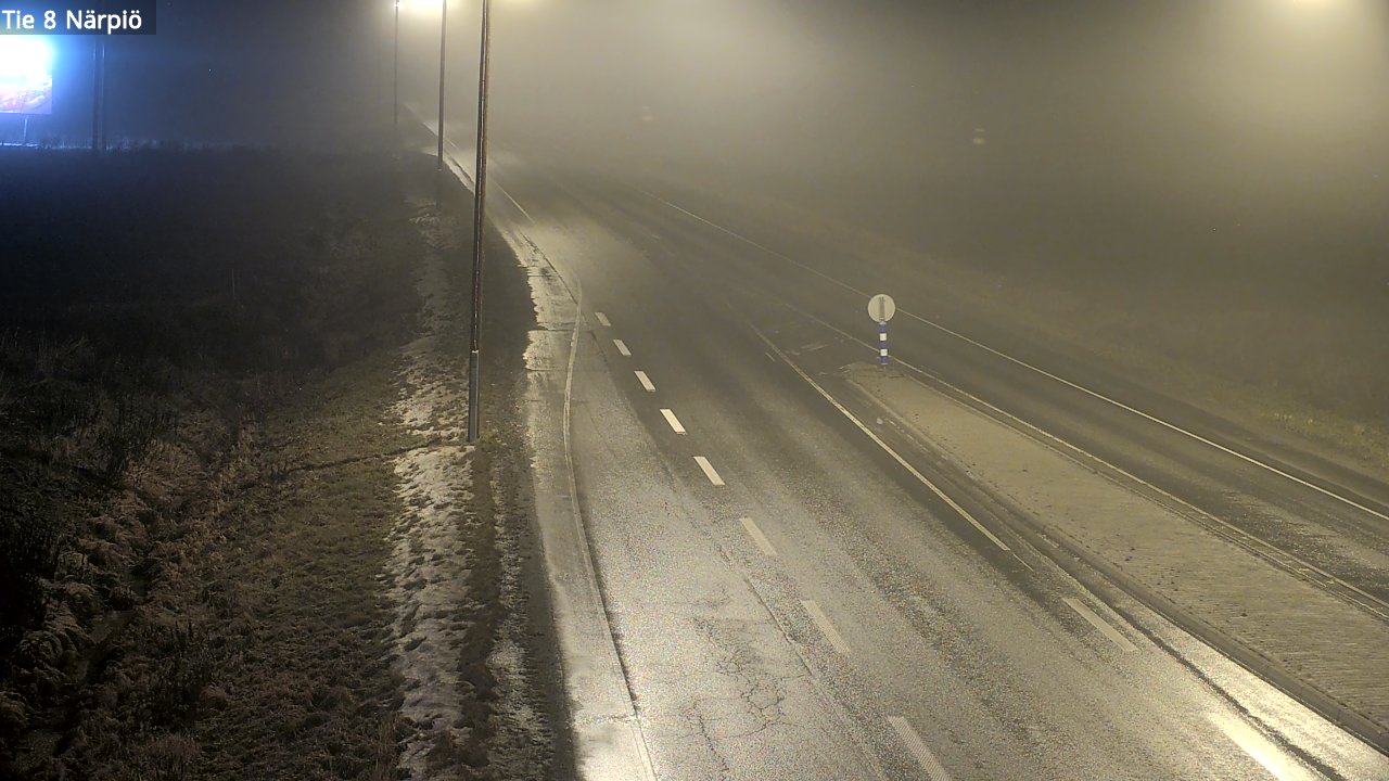 Weather Camera Image Väg 8 Närpes, Närpiö, Pohjanmaa