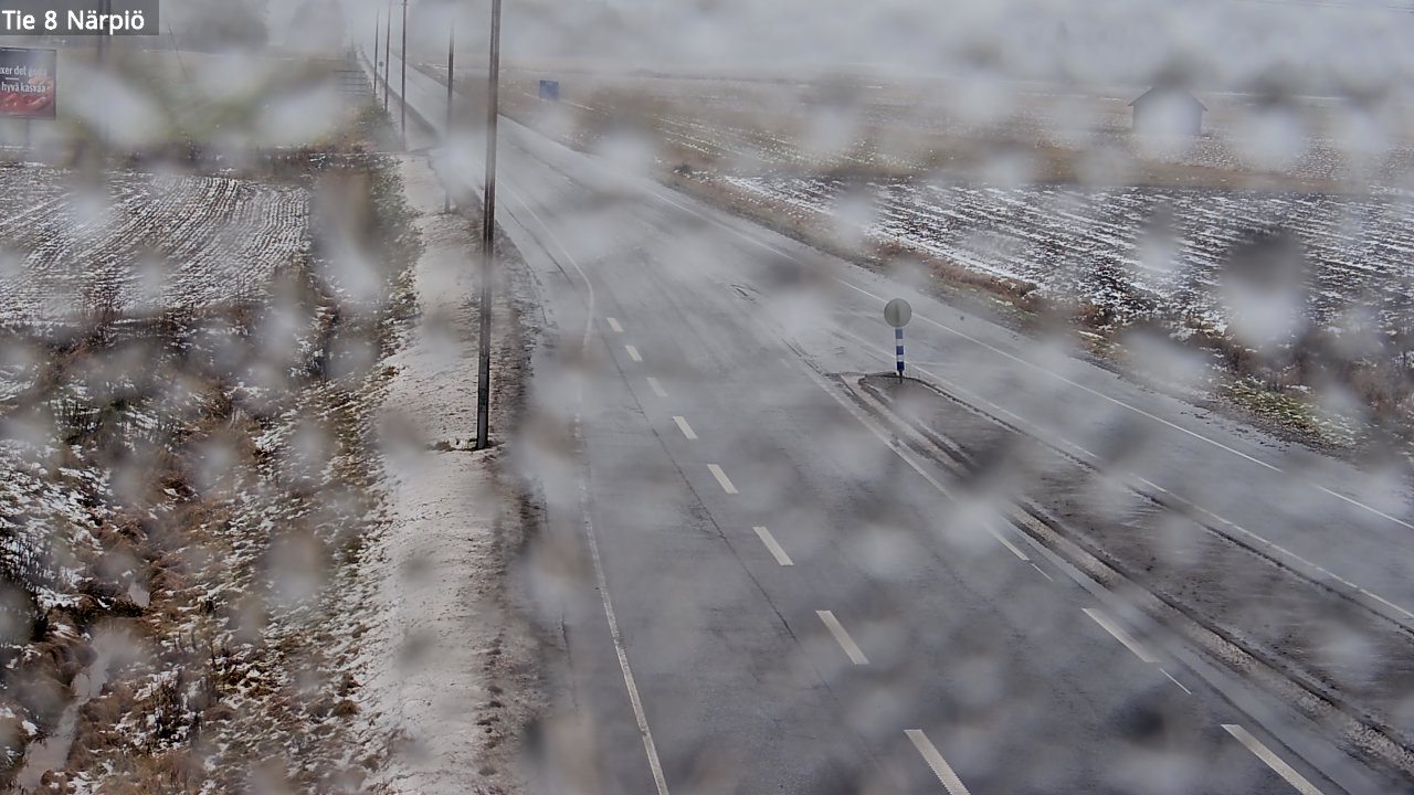 Weather Camera Image Väg 8 Närpes, Närpiö, Pohjanmaa