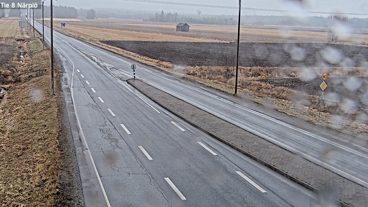 Weather Camera Image Road 8 Närpiö, Närpiö, Pohjanmaa