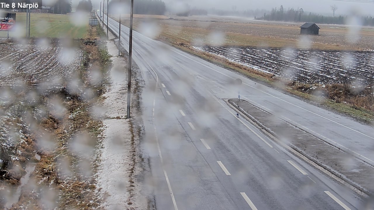 Weather Camera Image Väg 8 Närpes, Närpiö, Pohjanmaa