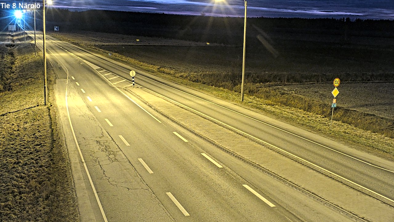 Weather Camera Image Road 8 Närpiö, Närpiö, Pohjanmaa