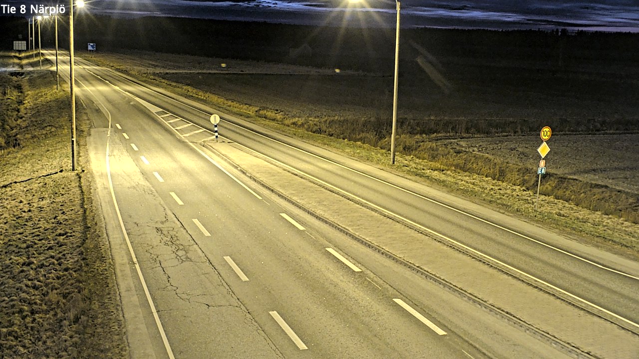 Weather Camera Image Road 8 Närpiö, Närpiö, Pohjanmaa