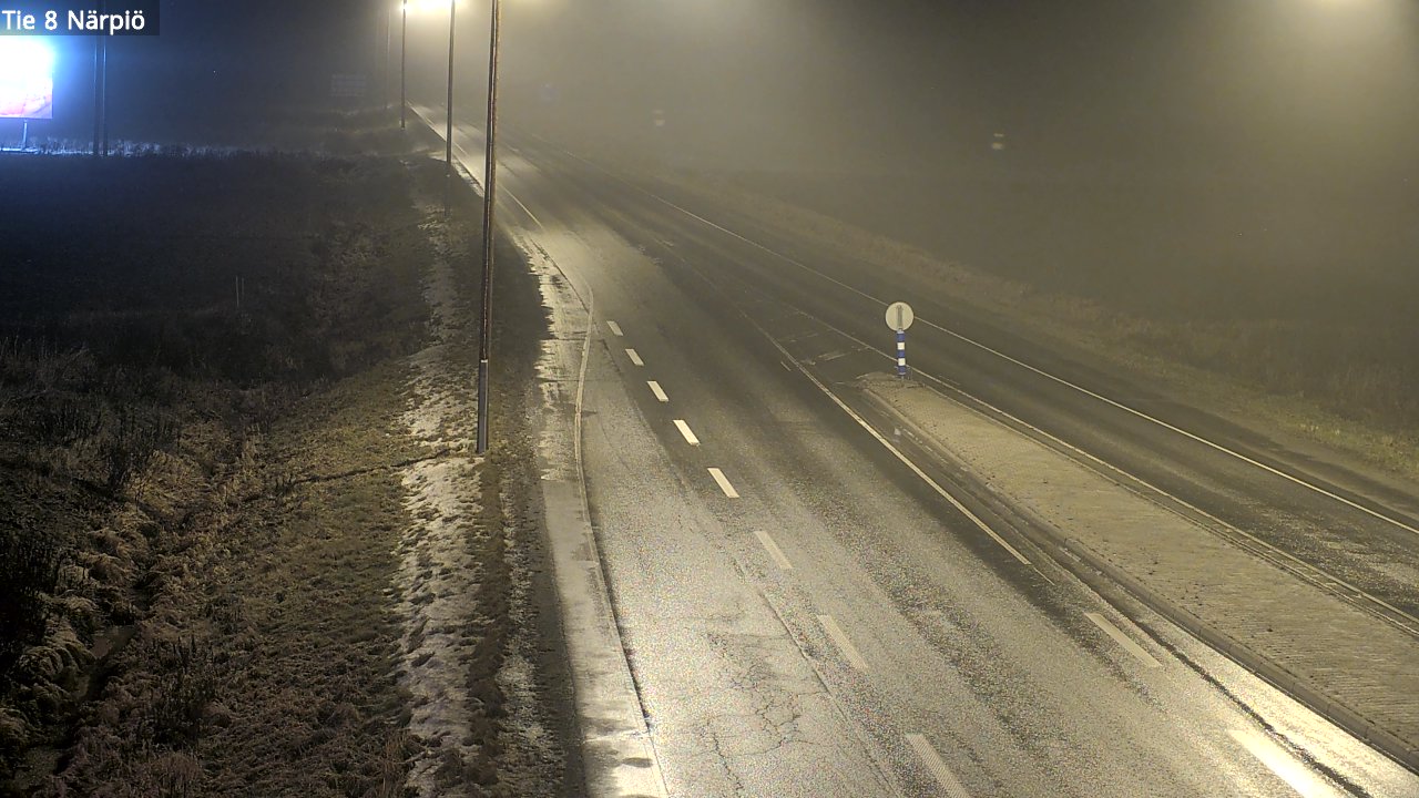 Weather Camera Image Väg 8 Närpes, Närpiö, Pohjanmaa