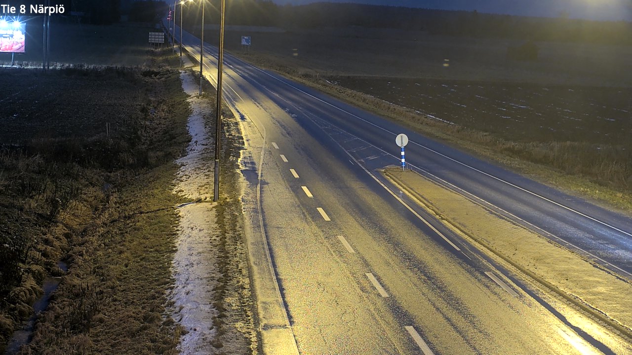 Weather Camera Image Väg 8 Närpes, Närpiö, Pohjanmaa