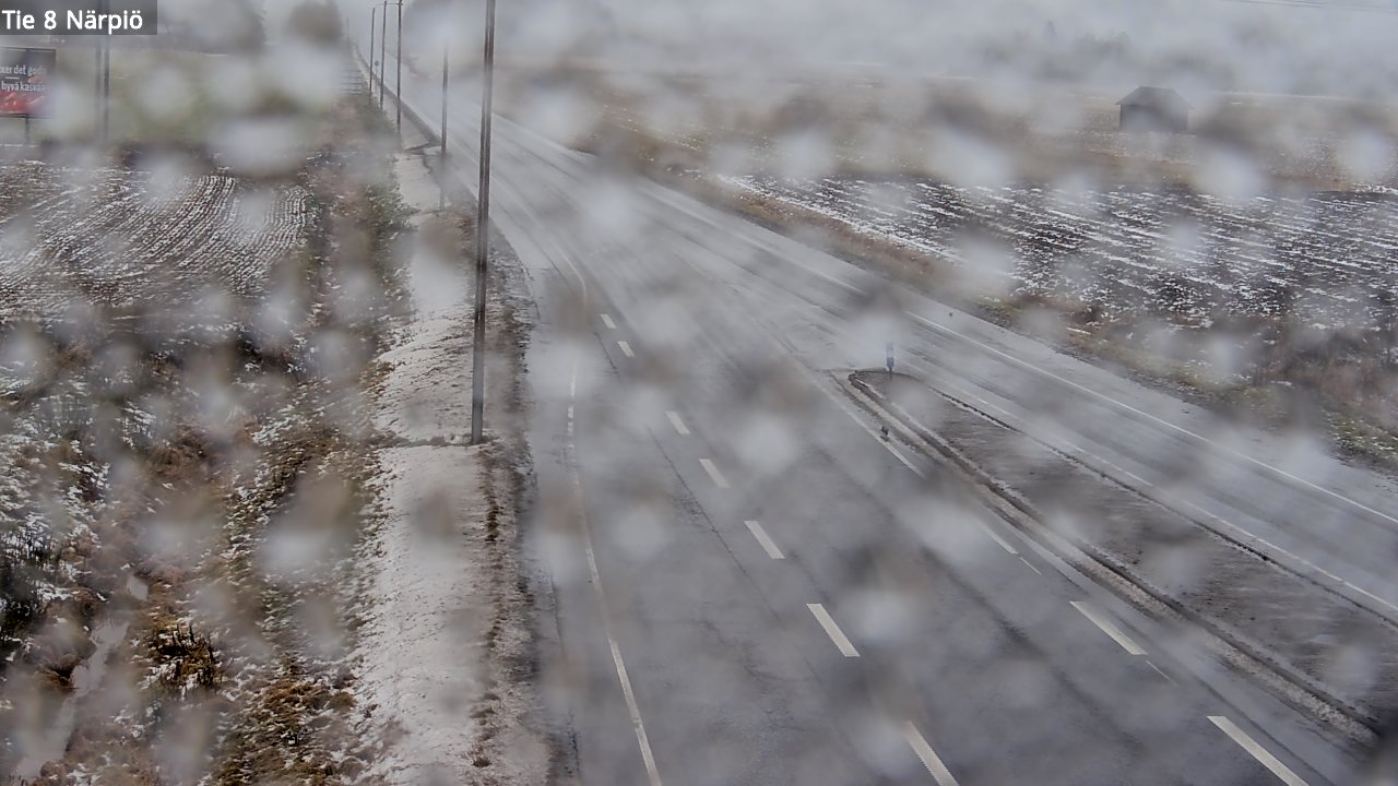Weather Camera Image Väg 8 Närpes, Närpiö, Pohjanmaa