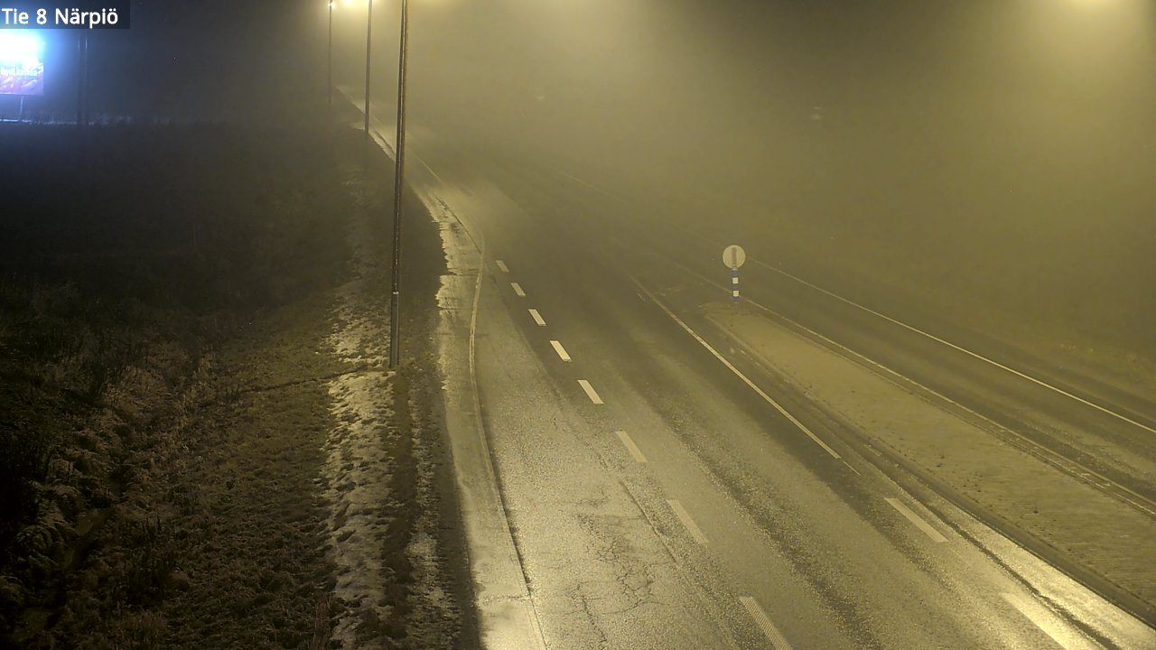 Weather Camera Image Väg 8 Närpes, Närpiö, Pohjanmaa
