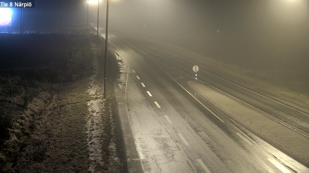 Weather Camera Image Väg 8 Närpes, Närpiö, Pohjanmaa