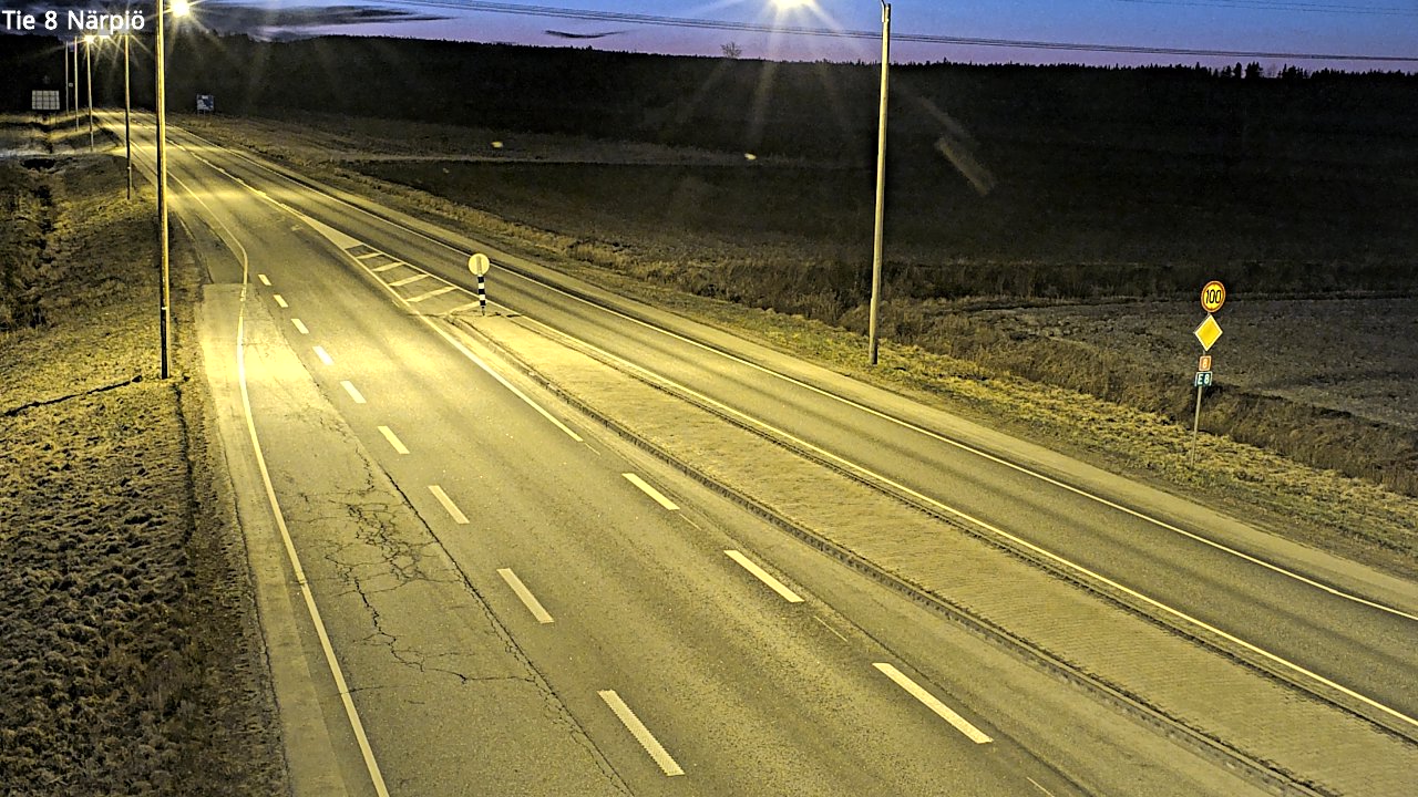 Weather Camera Image Väg 8 Närpes, Närpiö, Pohjanmaa