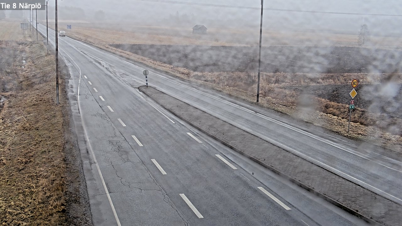 Weather Camera Image Road 8 Närpiö, Närpiö, Pohjanmaa