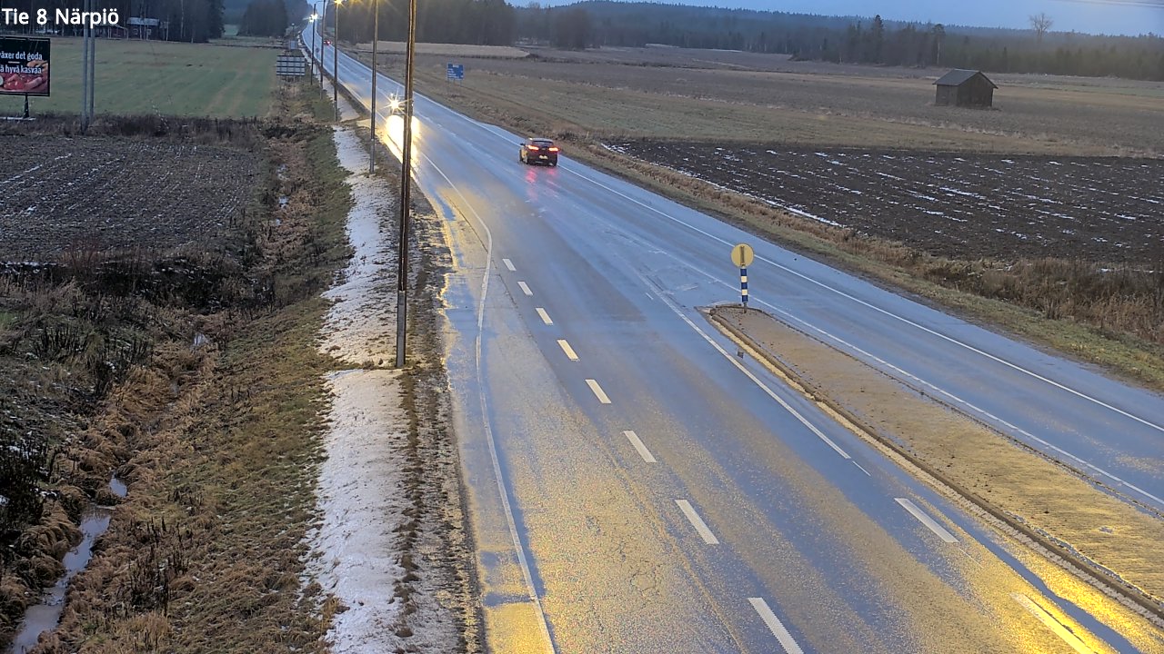 Weather Camera Image Väg 8 Närpes, Närpiö, Pohjanmaa