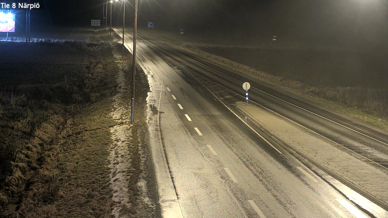 Weather Camera Image Väg 8 Närpes, Närpiö, Pohjanmaa
