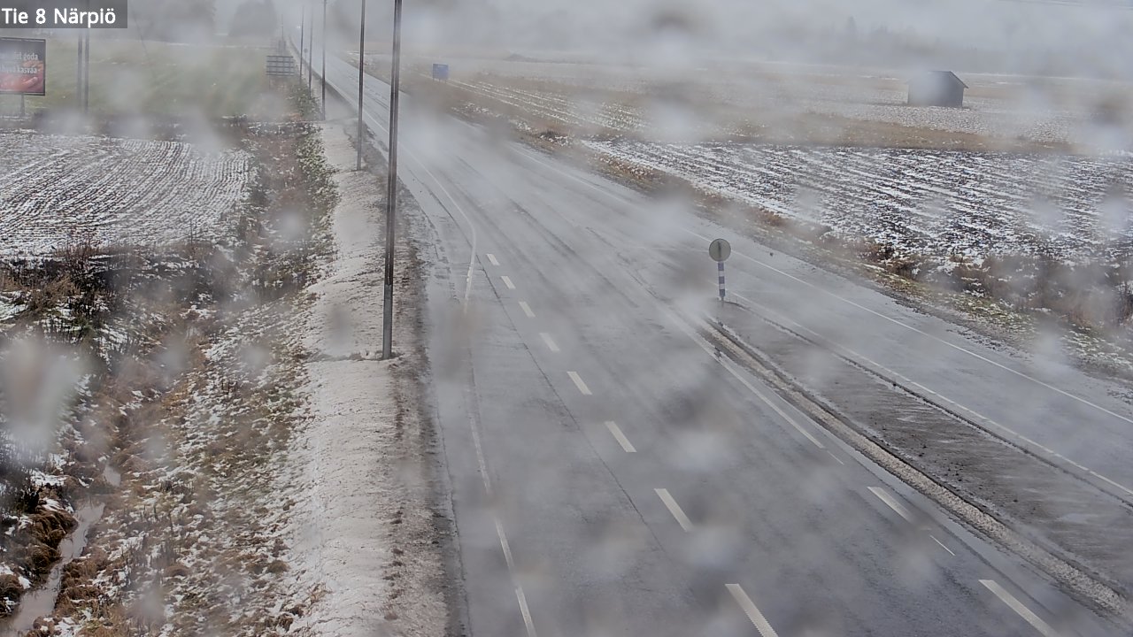 Weather Camera Image Väg 8 Närpes, Närpiö, Pohjanmaa