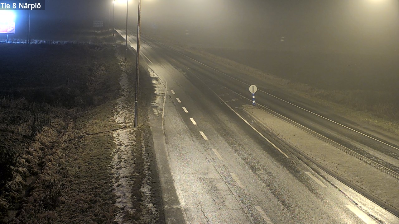 Weather Camera Image Väg 8 Närpes, Närpiö, Pohjanmaa