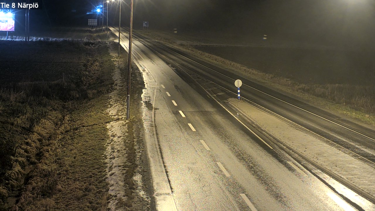 Weather Camera Image Väg 8 Närpes, Närpiö, Pohjanmaa