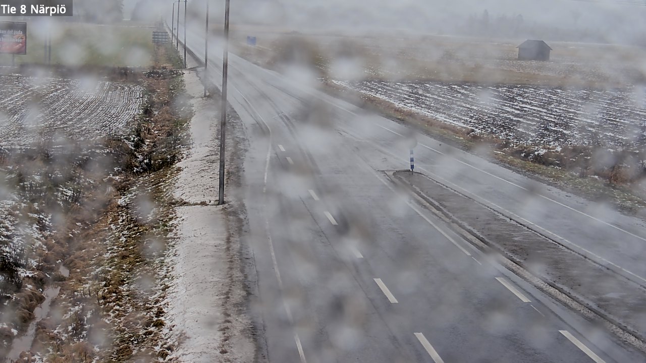 Weather Camera Image Väg 8 Närpes, Närpiö, Pohjanmaa