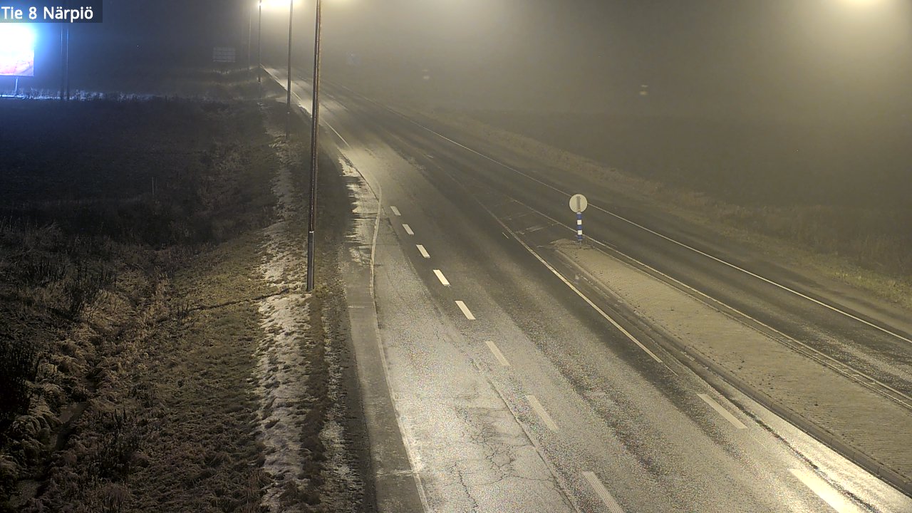 Weather Camera Image Väg 8 Närpes, Närpiö, Pohjanmaa