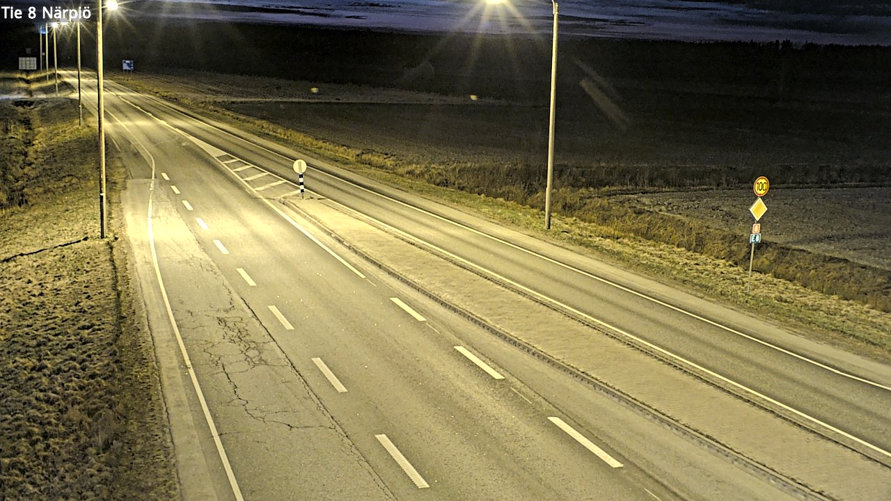 Weather Camera Image Road 8 Närpiö, Närpiö, Pohjanmaa