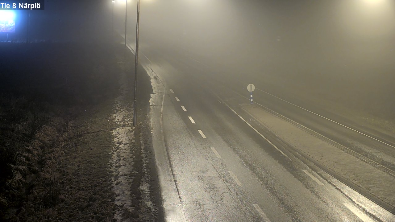 Weather Camera Image Väg 8 Närpes, Närpiö, Pohjanmaa