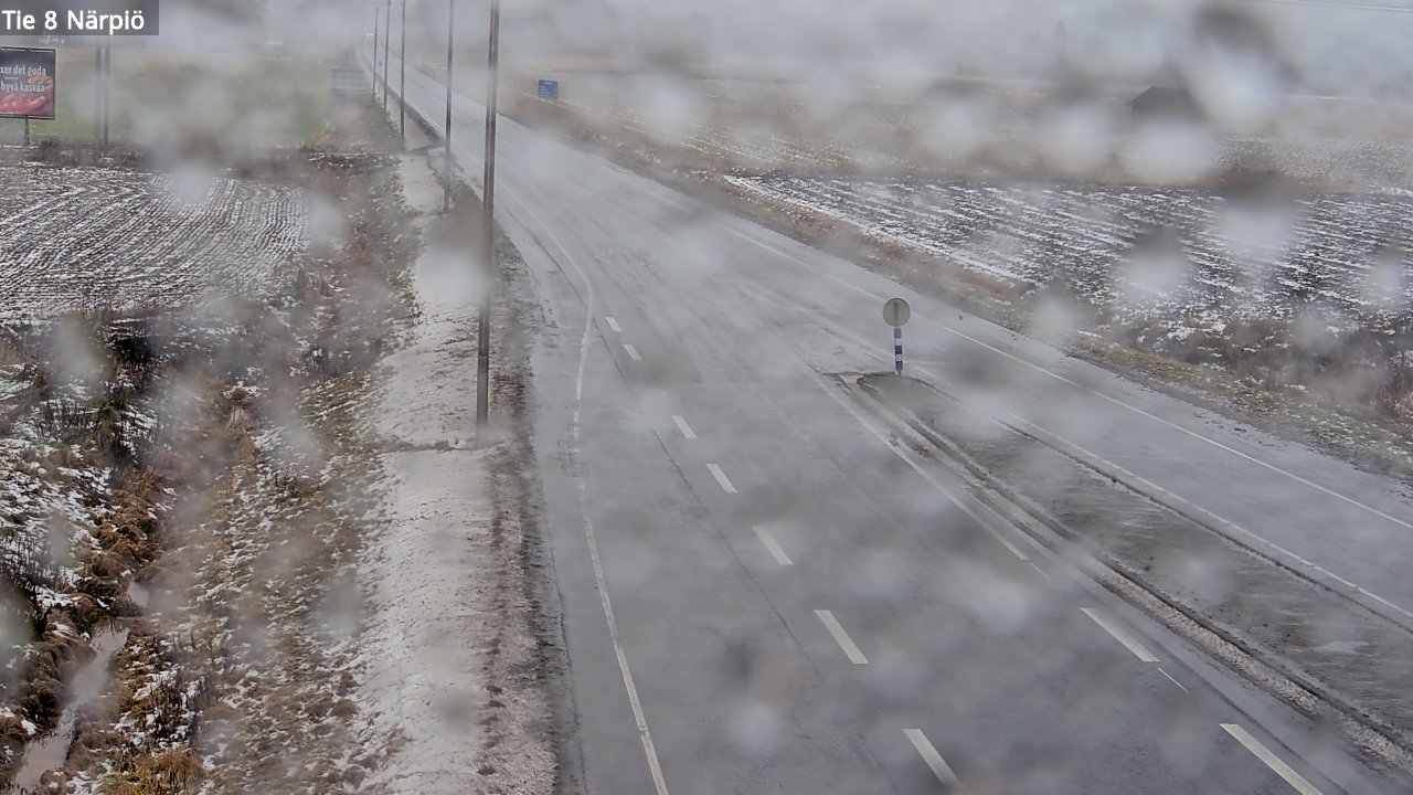 Weather Camera Image Väg 8 Närpes, Närpiö, Pohjanmaa