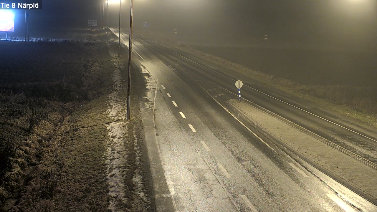 Weather Camera Image Väg 8 Närpes, Närpiö, Pohjanmaa