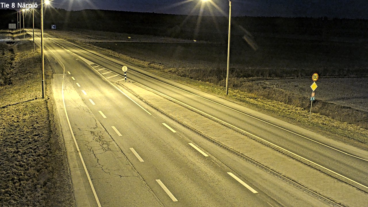 Weather Camera Image Väg 8 Närpes, Närpiö, Pohjanmaa