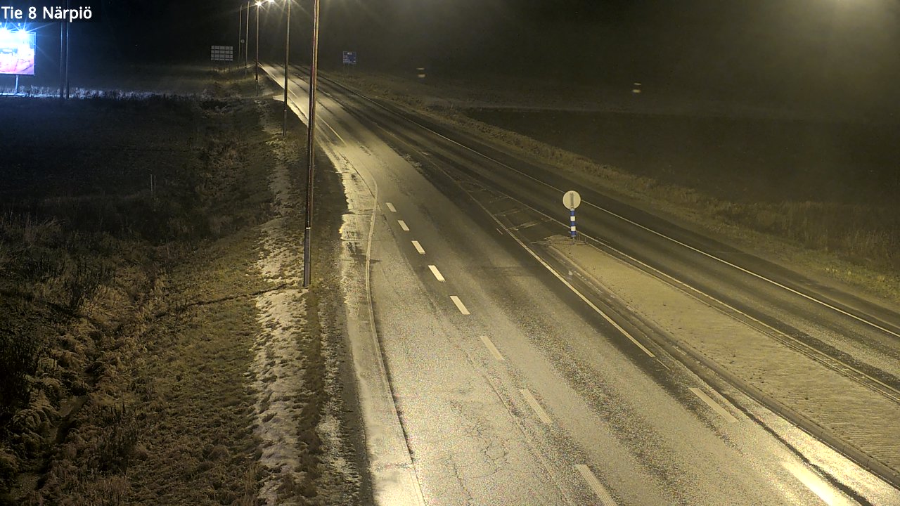 Weather Camera Image Väg 8 Närpes, Närpiö, Pohjanmaa
