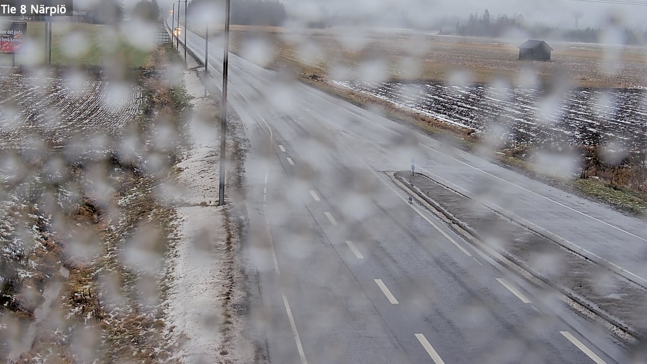 Weather Camera Image Väg 8 Närpes, Närpiö, Pohjanmaa