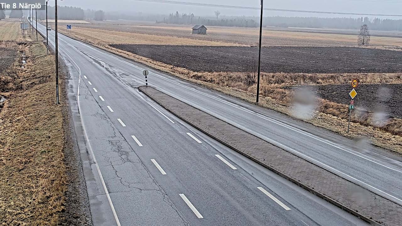 Weather Camera Image Road 8 Närpiö, Närpiö, Pohjanmaa