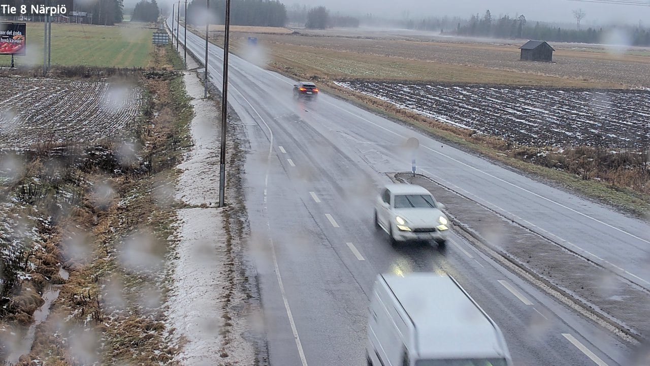 Weather Camera Image Väg 8 Närpes, Närpiö, Pohjanmaa