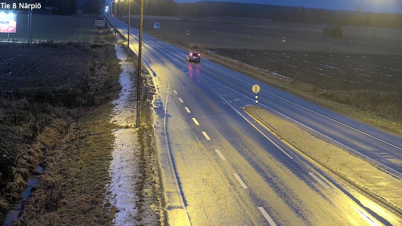 Weather Camera Image Väg 8 Närpes, Närpiö, Pohjanmaa