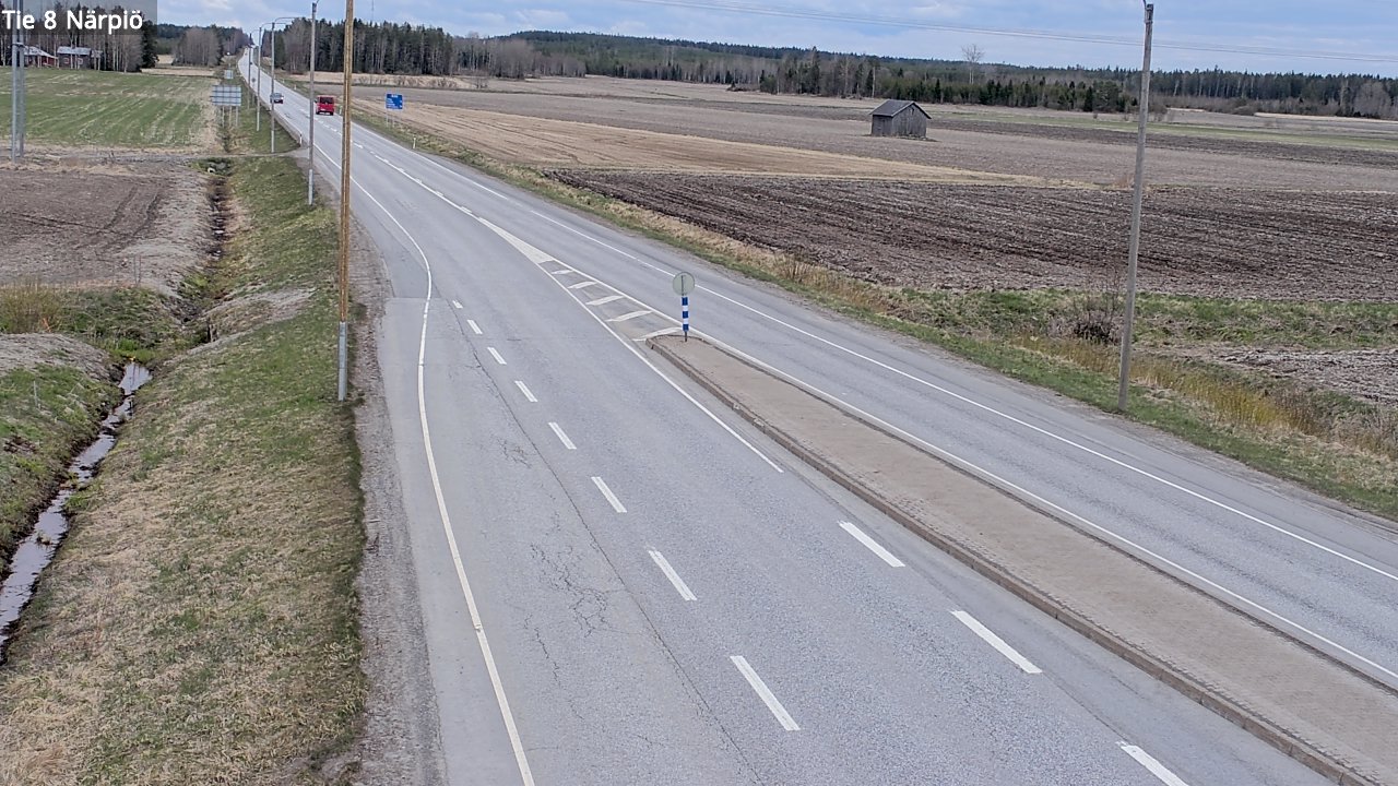 Weather Camera Image Road 8 Närpiö, Närpiö, Pohjanmaa