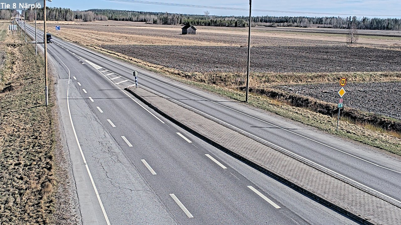 Weather Camera Image Väg 8 Närpes, Närpiö, Pohjanmaa