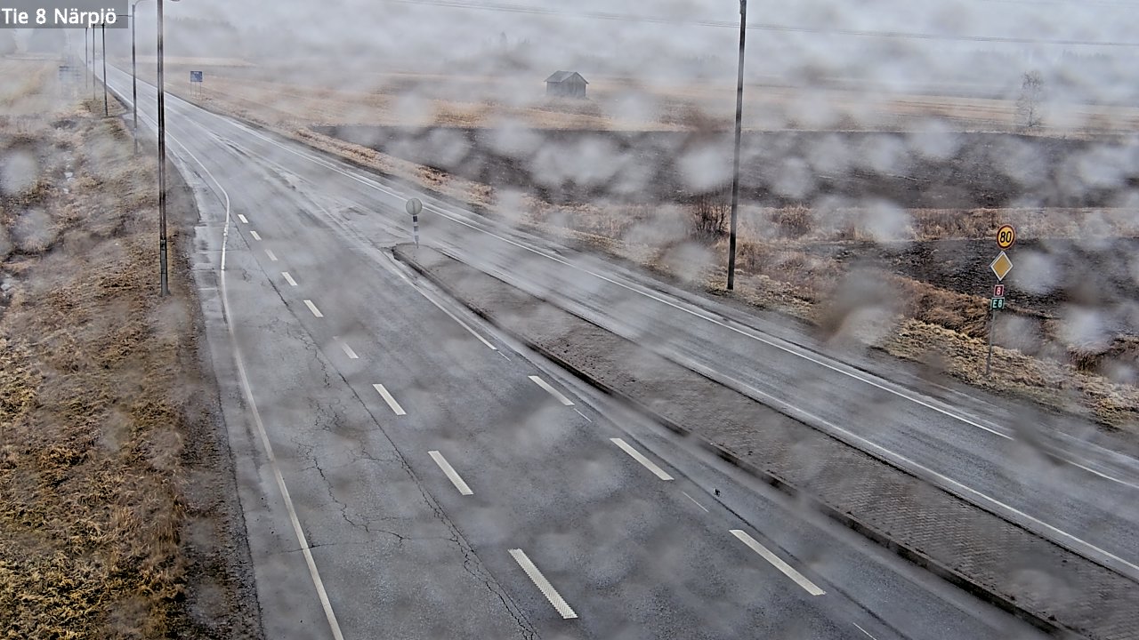 Weather Camera Image Road 8 Närpiö, Närpiö, Pohjanmaa