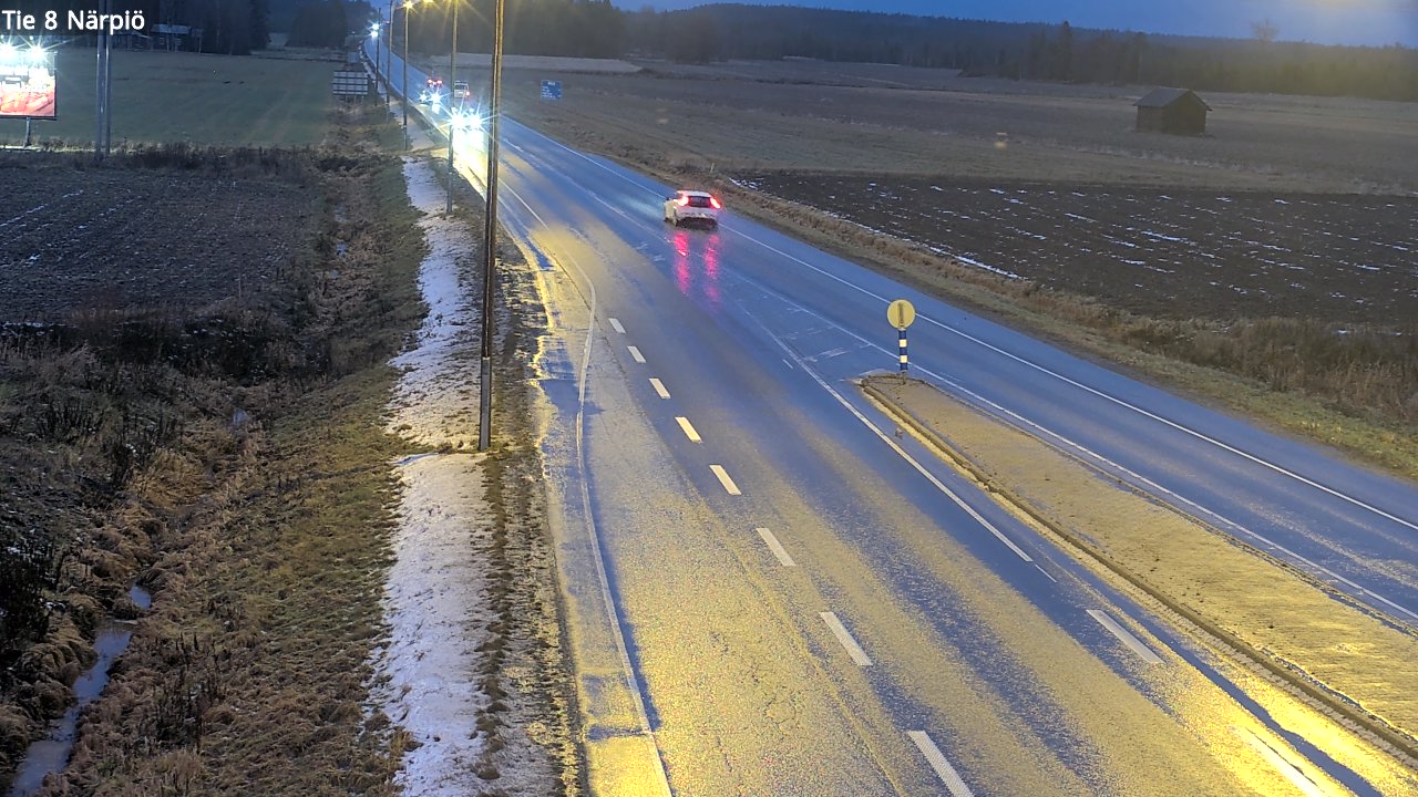 Weather Camera Image Väg 8 Närpes, Närpiö, Pohjanmaa