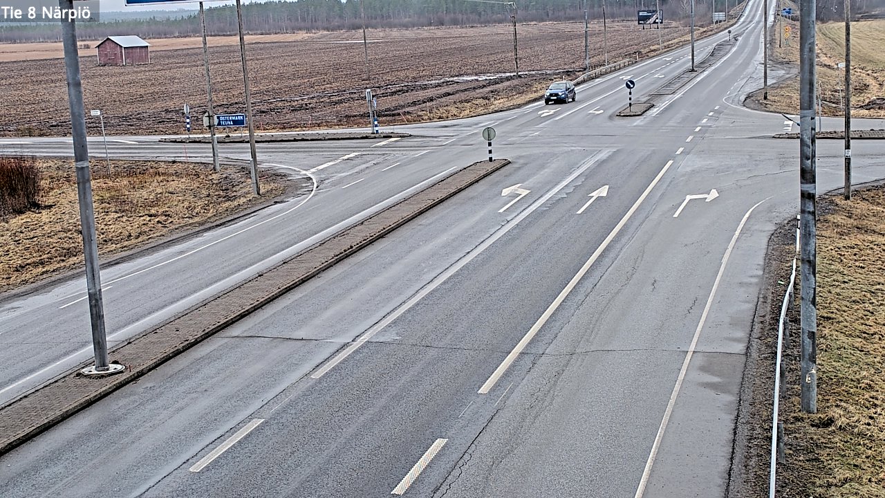 Weather Camera Image Road 8 Närpiö, Närpiö, Pohjanmaa