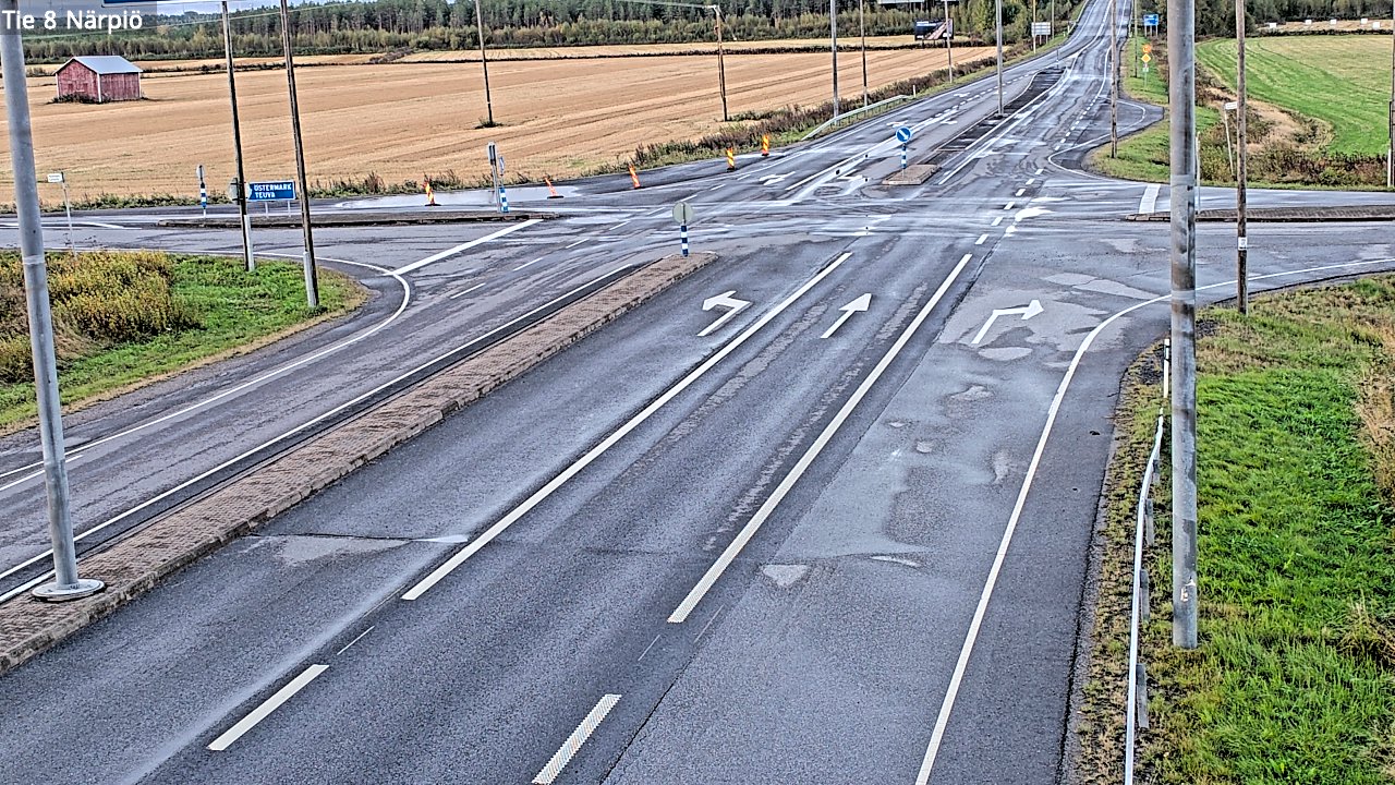 Weather Camera Image Road 8 Närpiö, Närpiö, Pohjanmaa