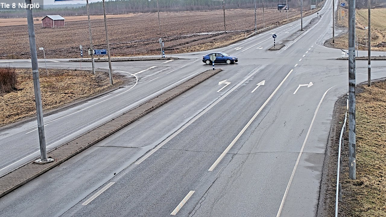 Weather Camera Image Road 8 Närpiö, Närpiö, Pohjanmaa