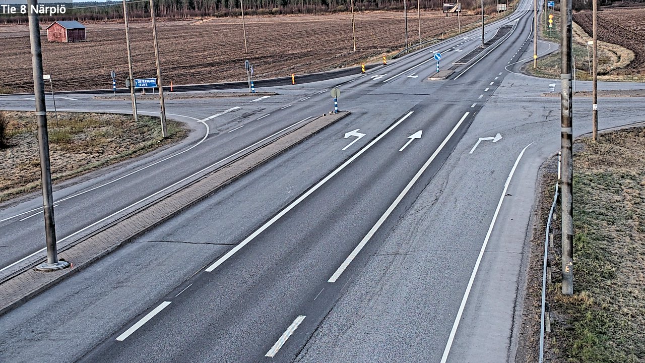 Weather Camera Image Väg 8 Närpes, Närpiö, Pohjanmaa