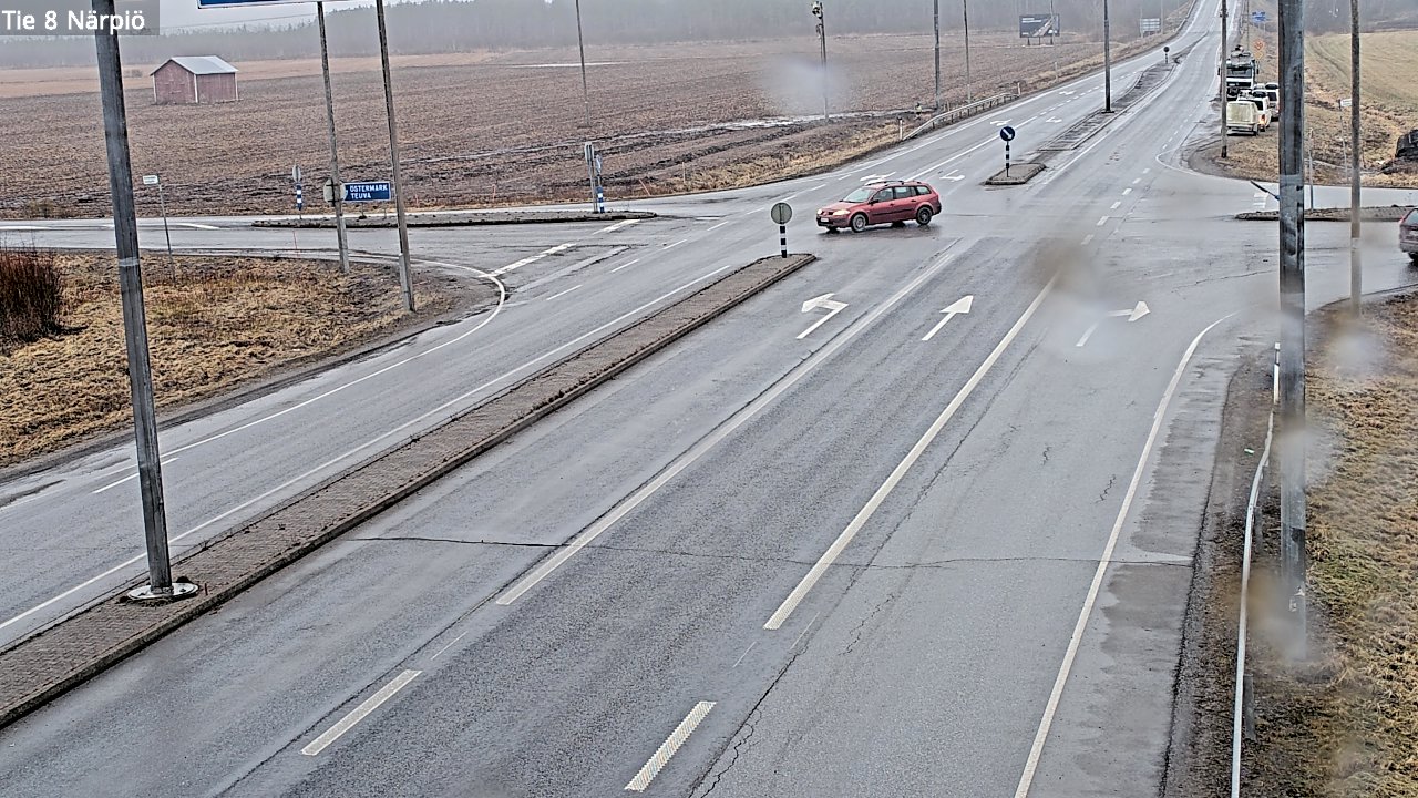 Weather Camera Image Road 8 Närpiö, Närpiö, Pohjanmaa
