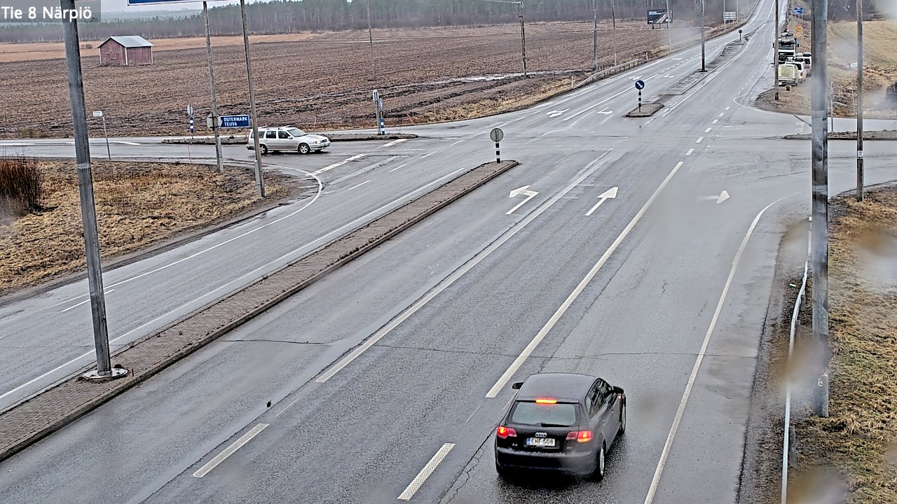 Weather Camera Image Road 8 Närpiö, Närpiö, Pohjanmaa