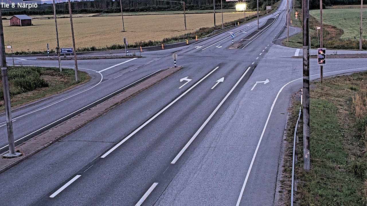 Weather Camera Image Road 8 Närpiö, Närpiö, Pohjanmaa