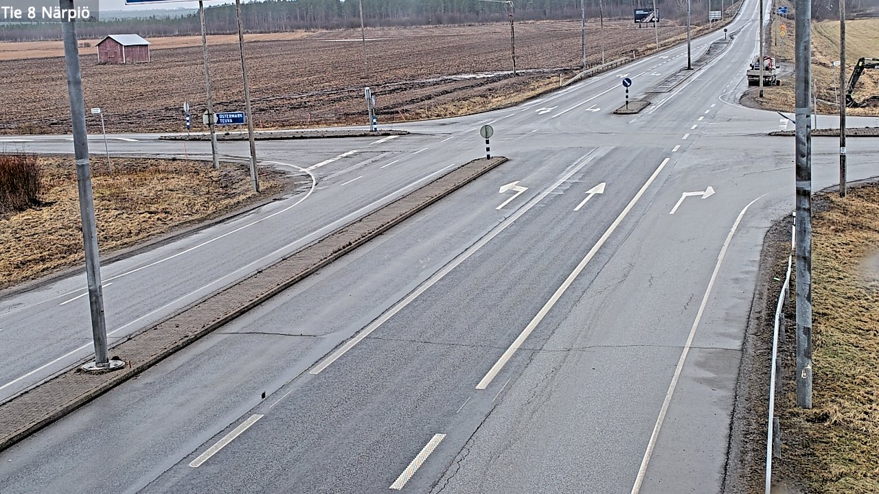 Weather Camera Image Road 8 Närpiö, Närpiö, Pohjanmaa
