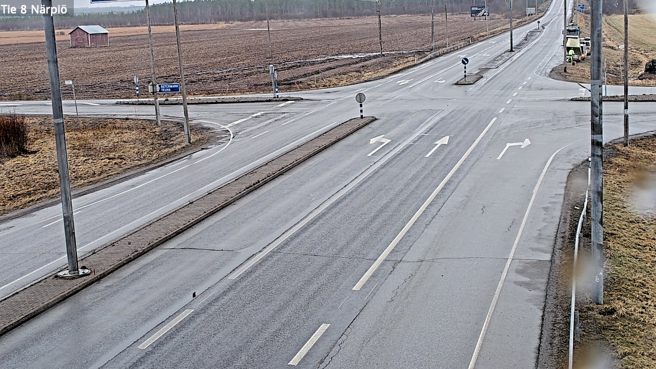 Weather Camera Image Road 8 Närpiö, Närpiö, Pohjanmaa
