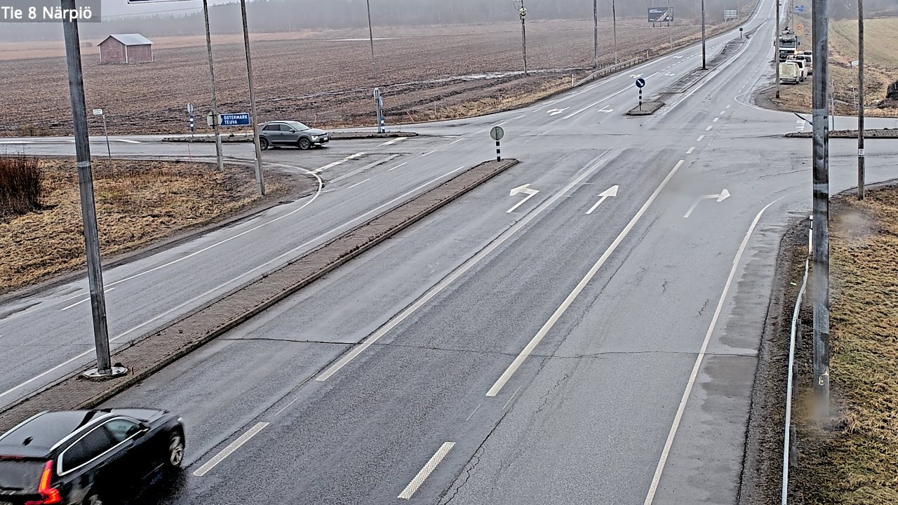 Weather Camera Image Road 8 Närpiö, Närpiö, Pohjanmaa