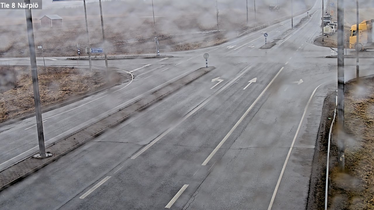 Weather Camera Image Road 8 Närpiö, Närpiö, Pohjanmaa
