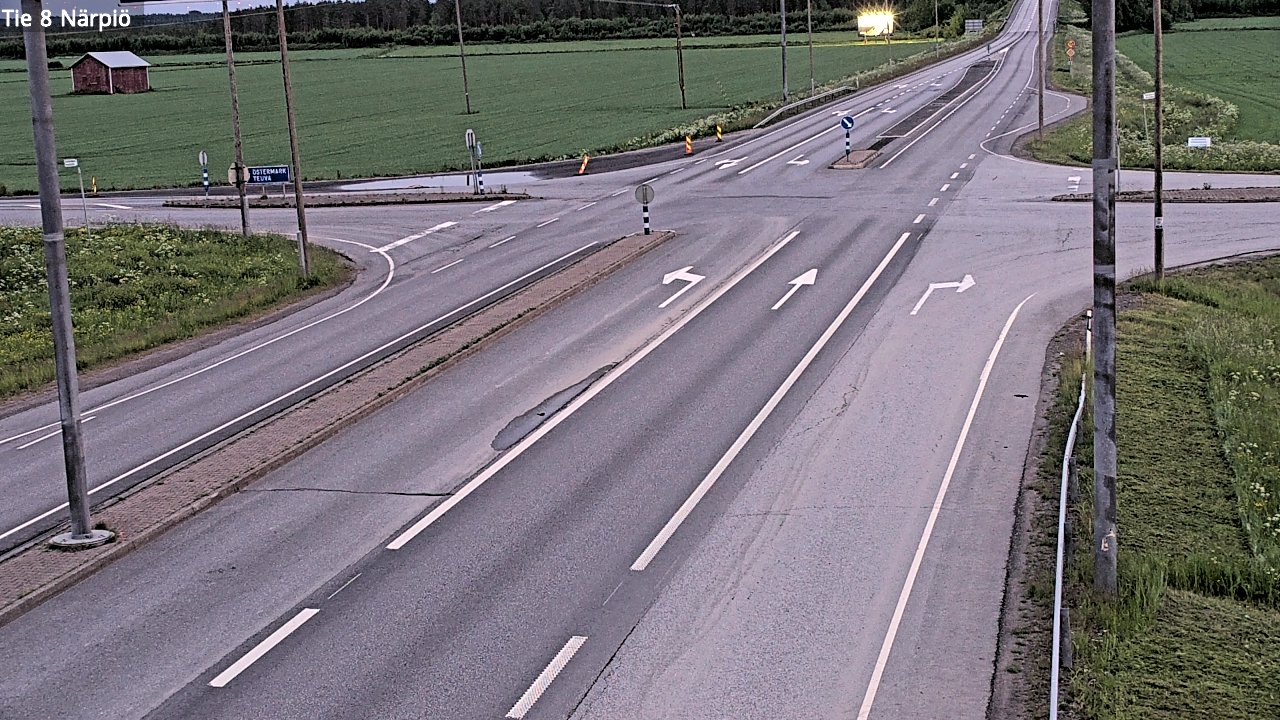 Weather Camera Image Väg 8 Närpes, Närpiö, Pohjanmaa