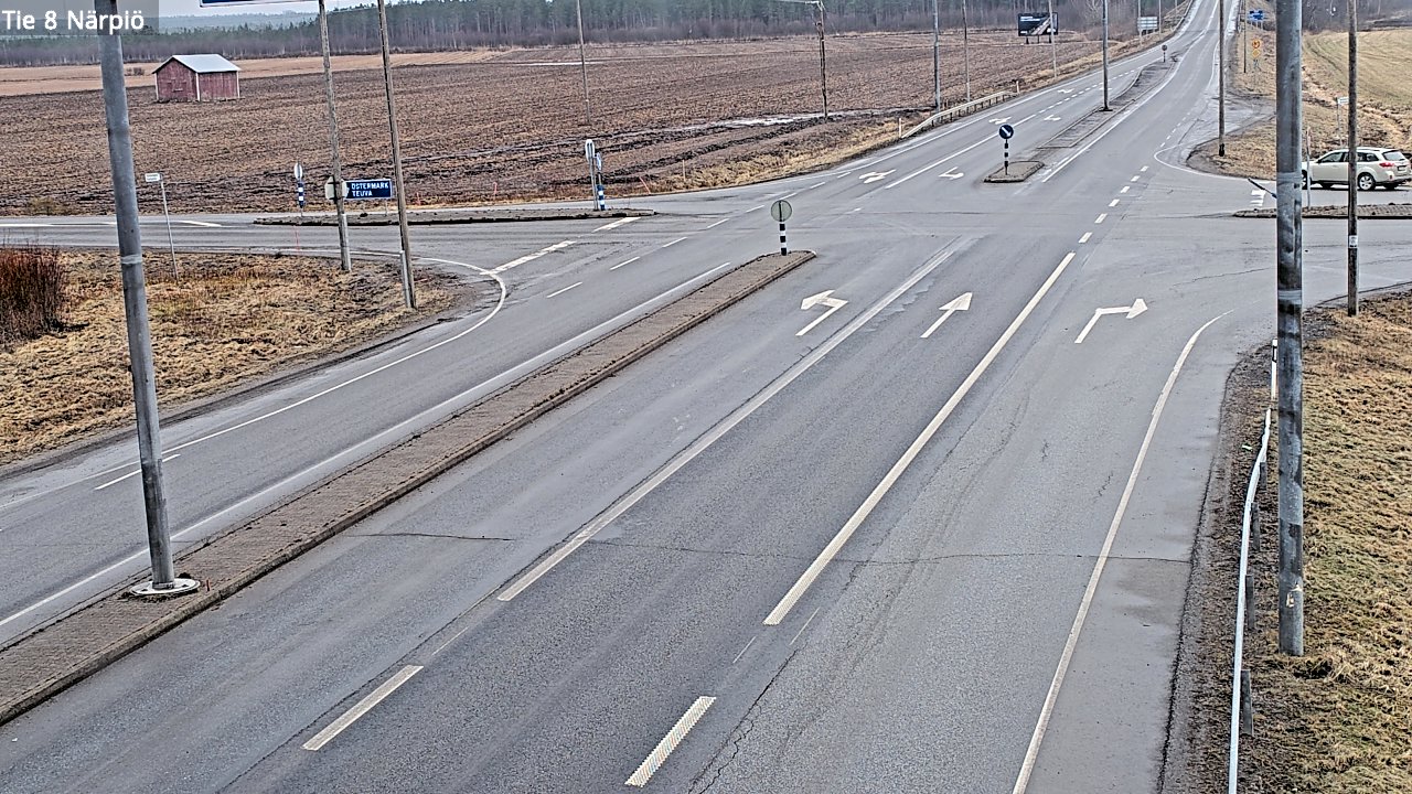 Weather Camera Image Road 8 Närpiö, Närpiö, Pohjanmaa