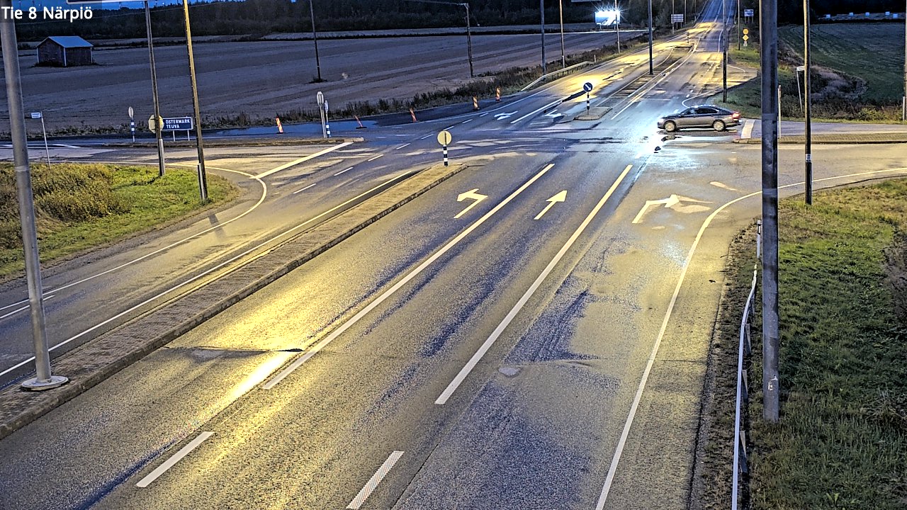Weather Camera Image Road 8 Närpiö, Närpiö, Pohjanmaa