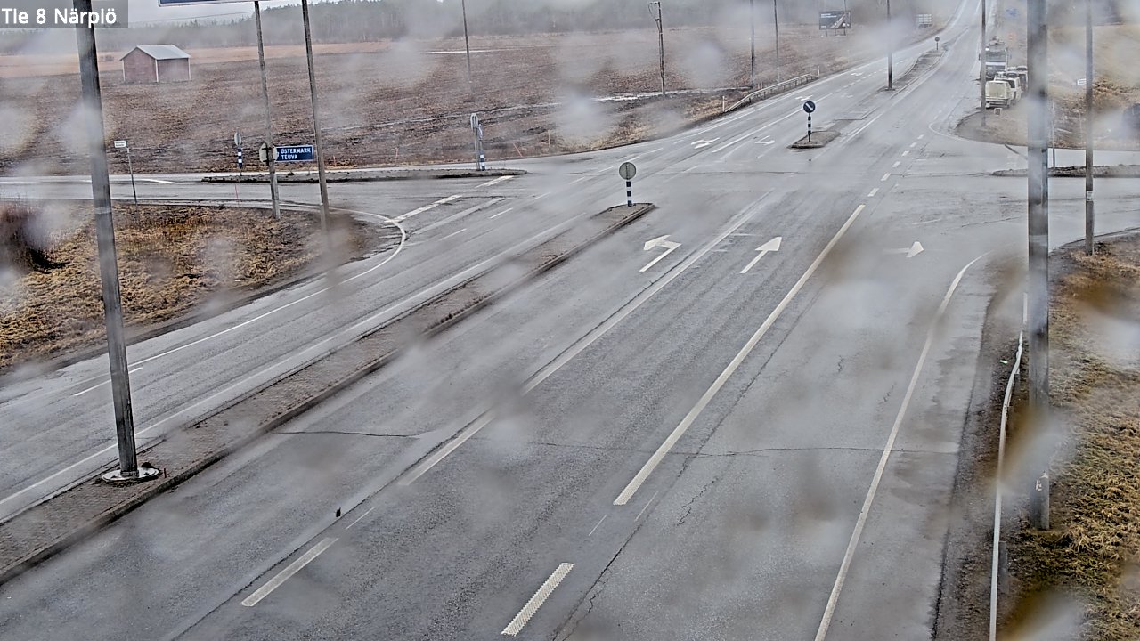 Weather Camera Image Road 8 Närpiö, Närpiö, Pohjanmaa